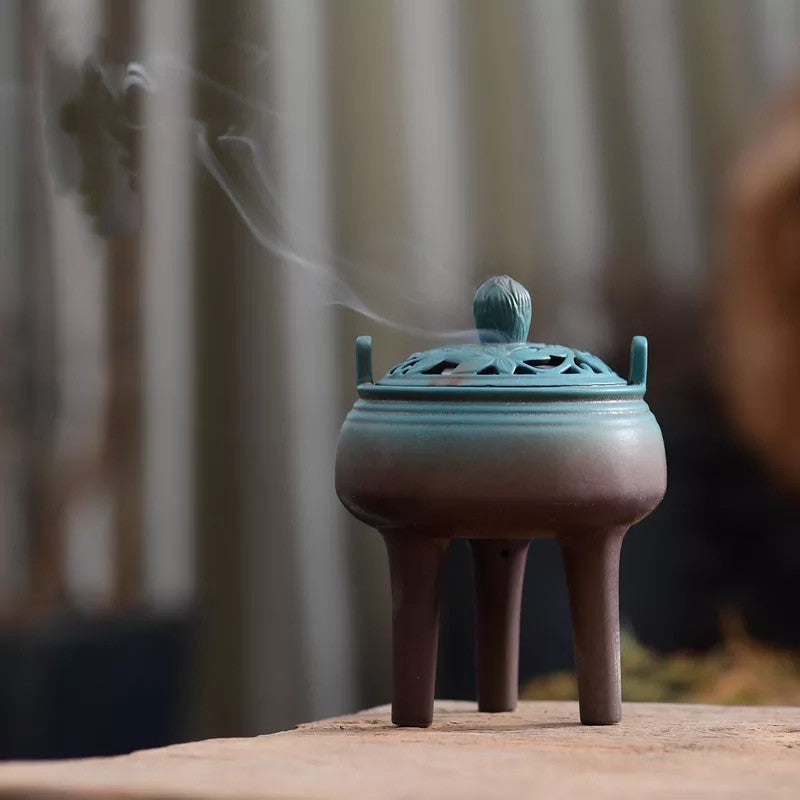 Ancient Lotus Incense Burner – A Sacred Tool for Rituals & Energy Cleansing