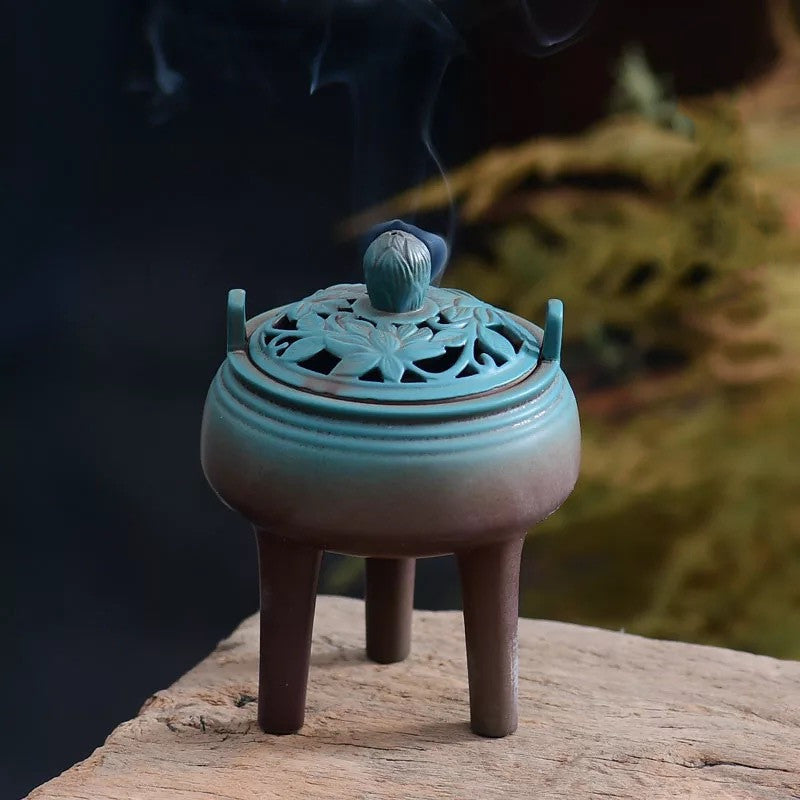 Ancient Lotus Incense Burner – A Sacred Tool for Rituals & Energy Cleansing