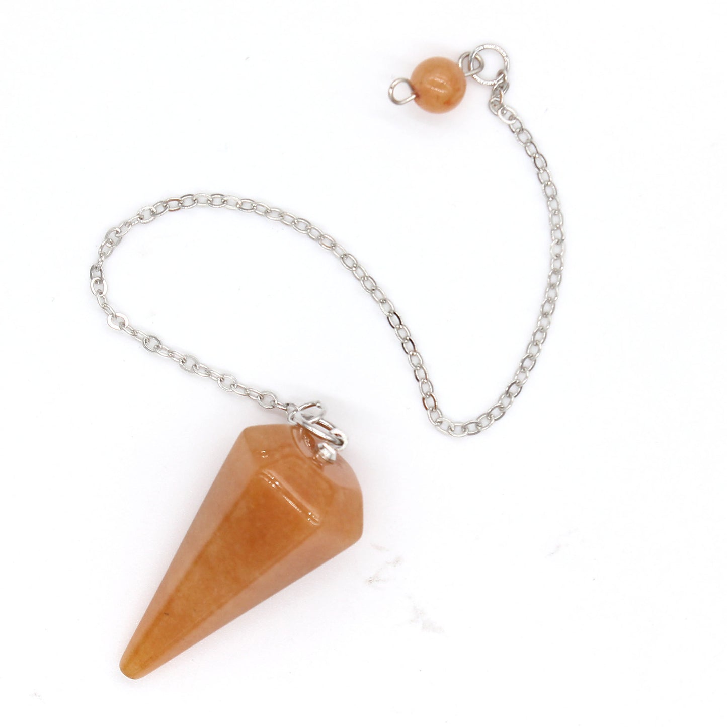 Hexagonal Crystal Pendulum Pendant – Divination & Energy Healing