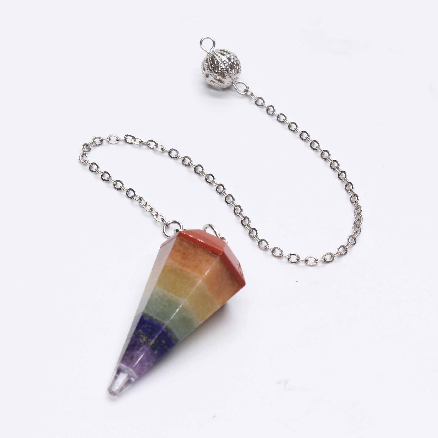 Hexagonal Crystal Pendulum Pendant – Divination & Energy Healing
