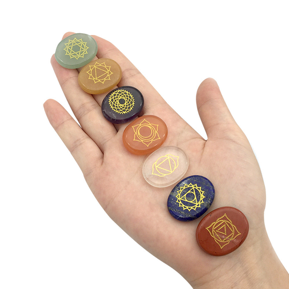 Seven Chakra Healing Stones – Natural Crystal Energy Balancing Set