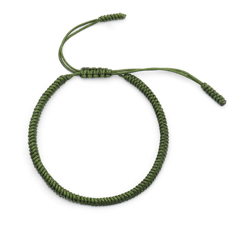 Diamond Knot Red Rope Bracelet – Woven Amulet of Protection, Power & Ritual Energy