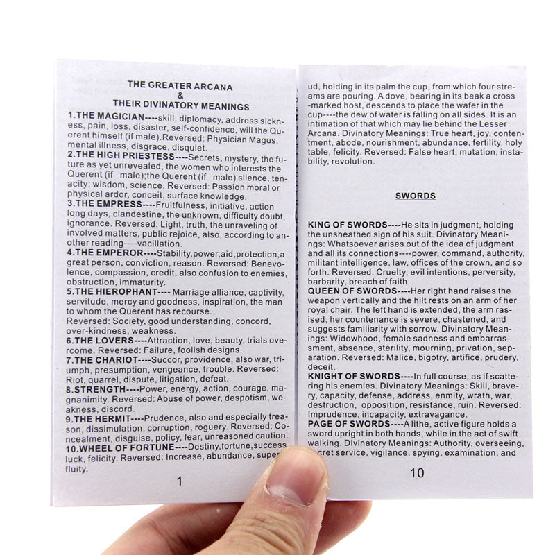 Tarot Divination Deck – Classic Fortune-Telling Cards