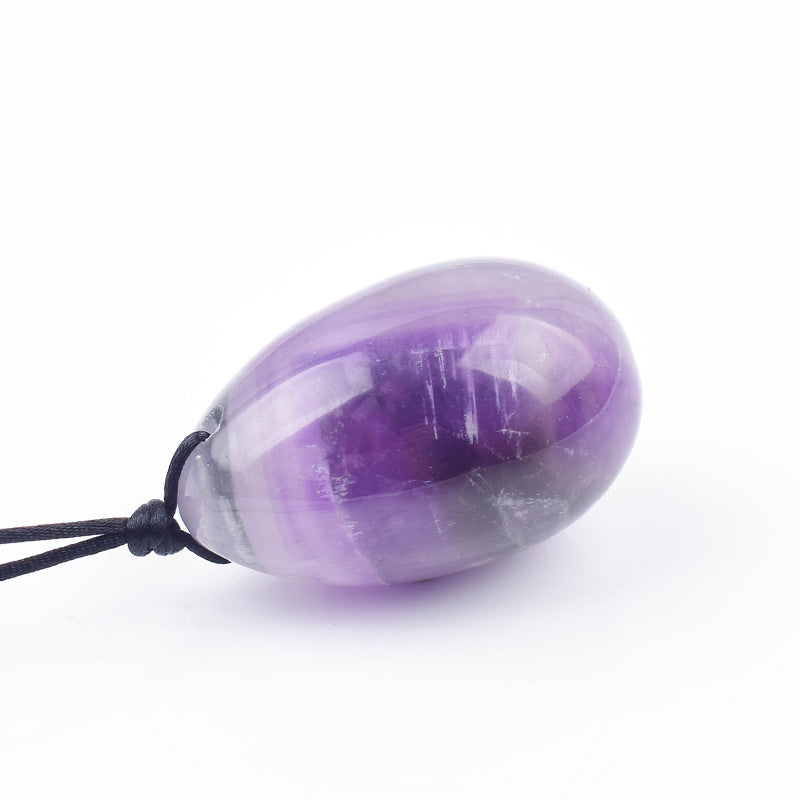 Amethyst Yoni Egg Set – Crystal Healing & Pelvic Floor Strengthening