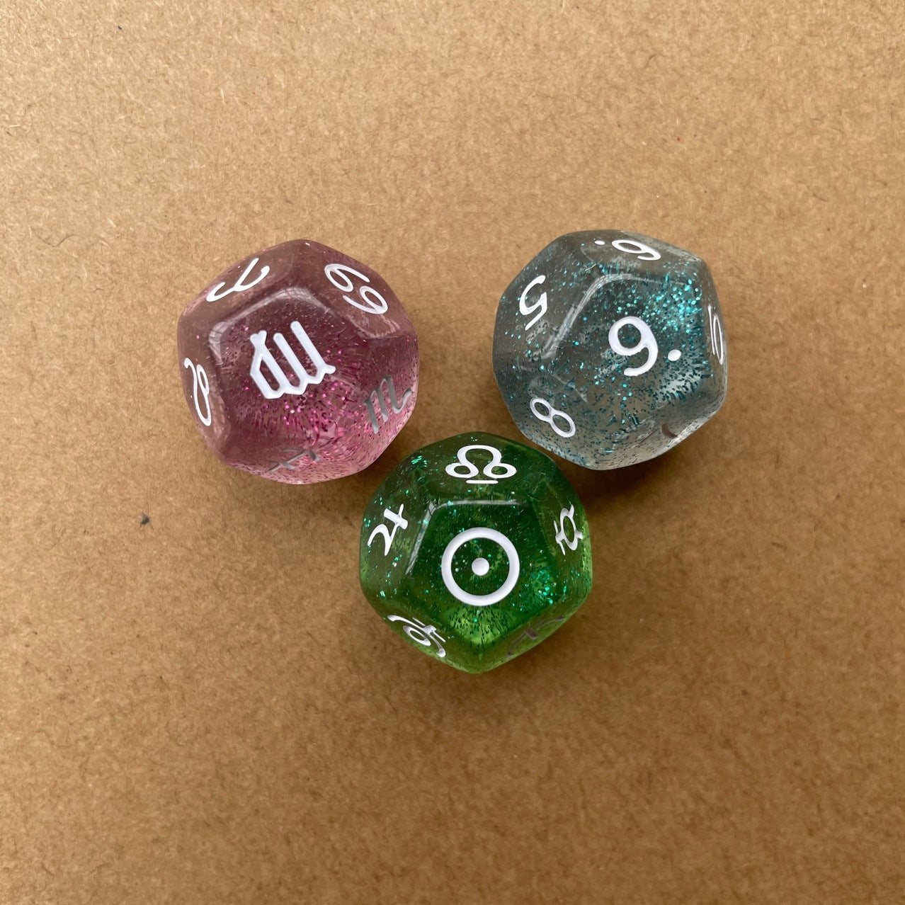 12-Sided Constellation Divination Dice – Tarot & Astrology Guidance