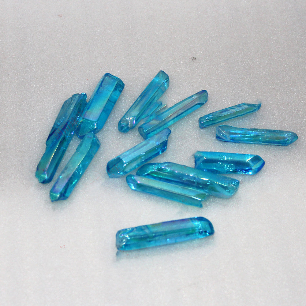 Enchanted Blue Aura Quartz Crystal – Manifestation & Energy Amplifier