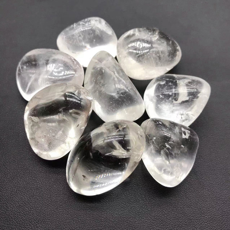 Natural White Crystal Polished Stones – Healing Energy & Decorative Gravel