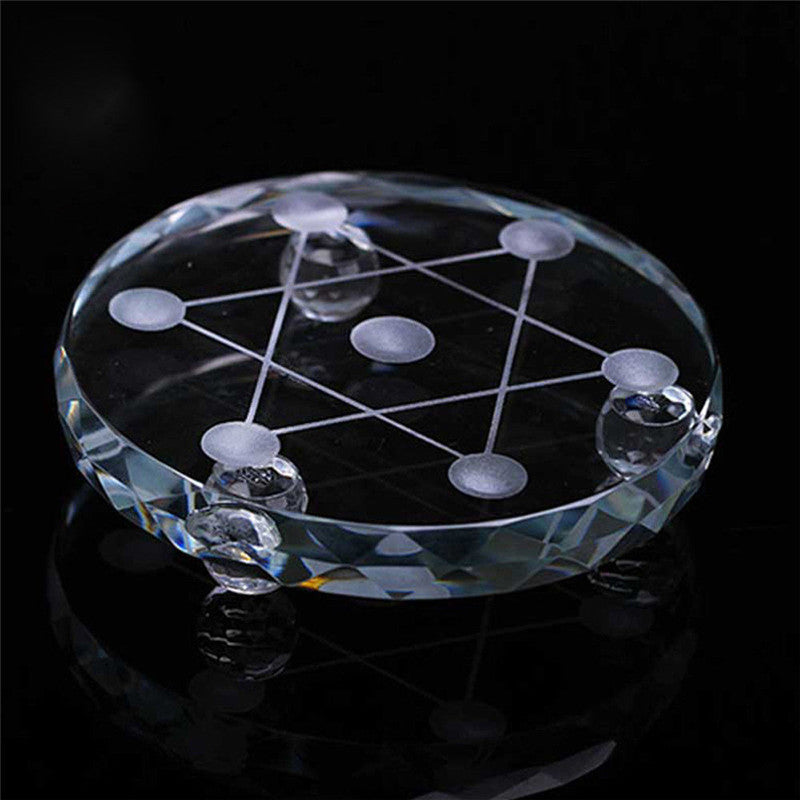 Sacred Seven Star Crystal Grid Plate – Amplify Energy & Manifestation Power