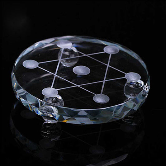 Sacred Seven Star Crystal Grid Plate – Amplify Energy & Manifestation Power