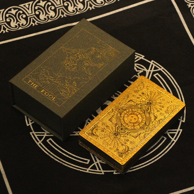Luxurious Golden Tarot Deck ā Mystical Fortune-Telling & Divination Cards