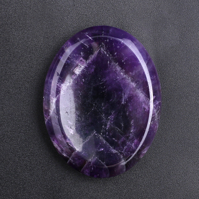 Natural Crystal Thumb Stone – Stress Relief & Energy Healing Worry Stone