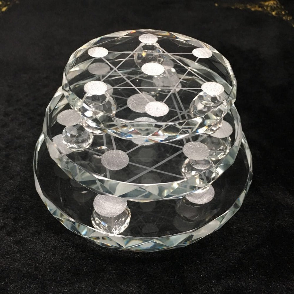 Sacred Seven Star Crystal Grid Plate – Amplify Energy & Manifestation Power