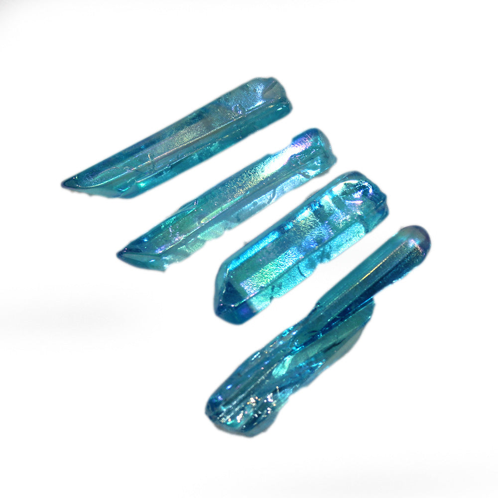 Enchanted Blue Aura Quartz Crystal – Manifestation & Energy Amplifier