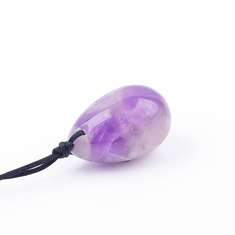 Amethyst Yoni Egg Set – Crystal Healing & Pelvic Floor Strengthening