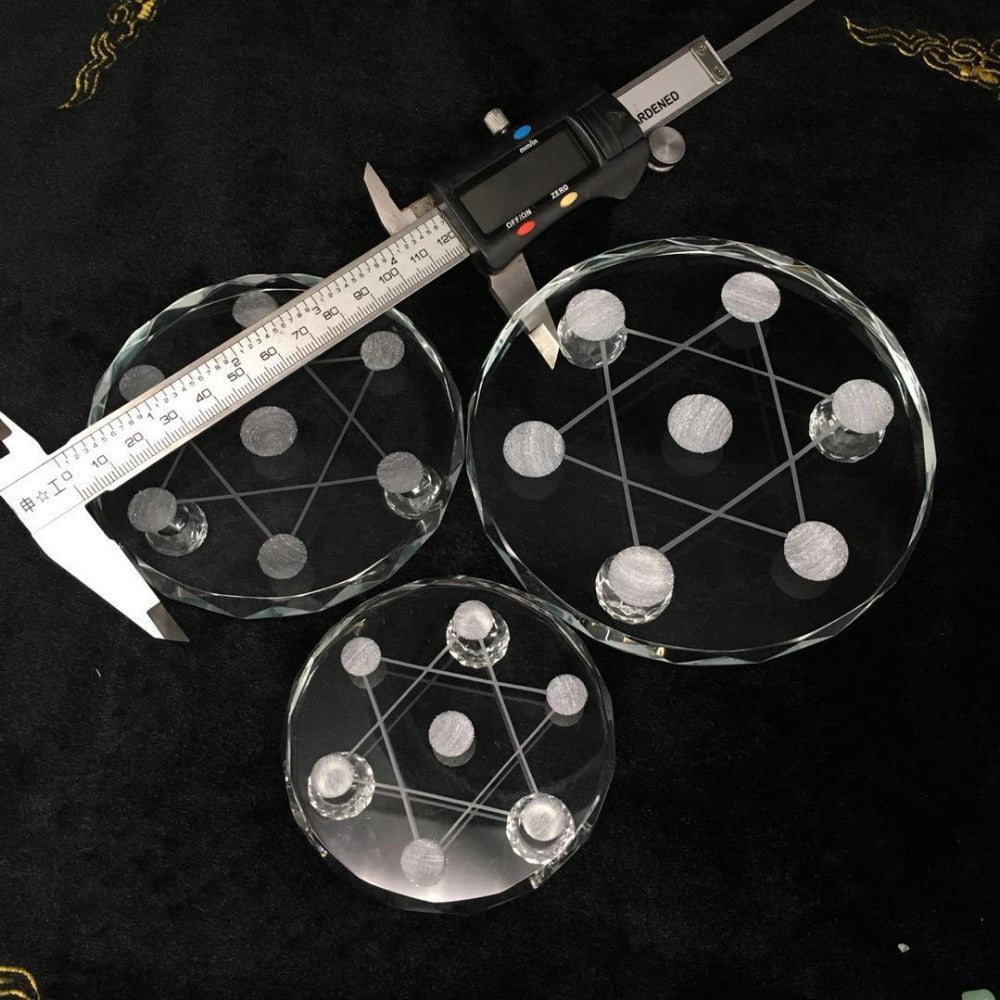 Sacred Seven Star Crystal Grid Plate – Amplify Energy & Manifestation Power