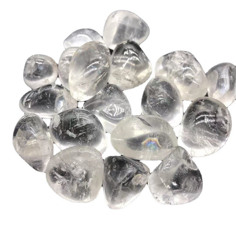 Natural White Crystal Polished Stones – Healing Energy & Decorative Gravel