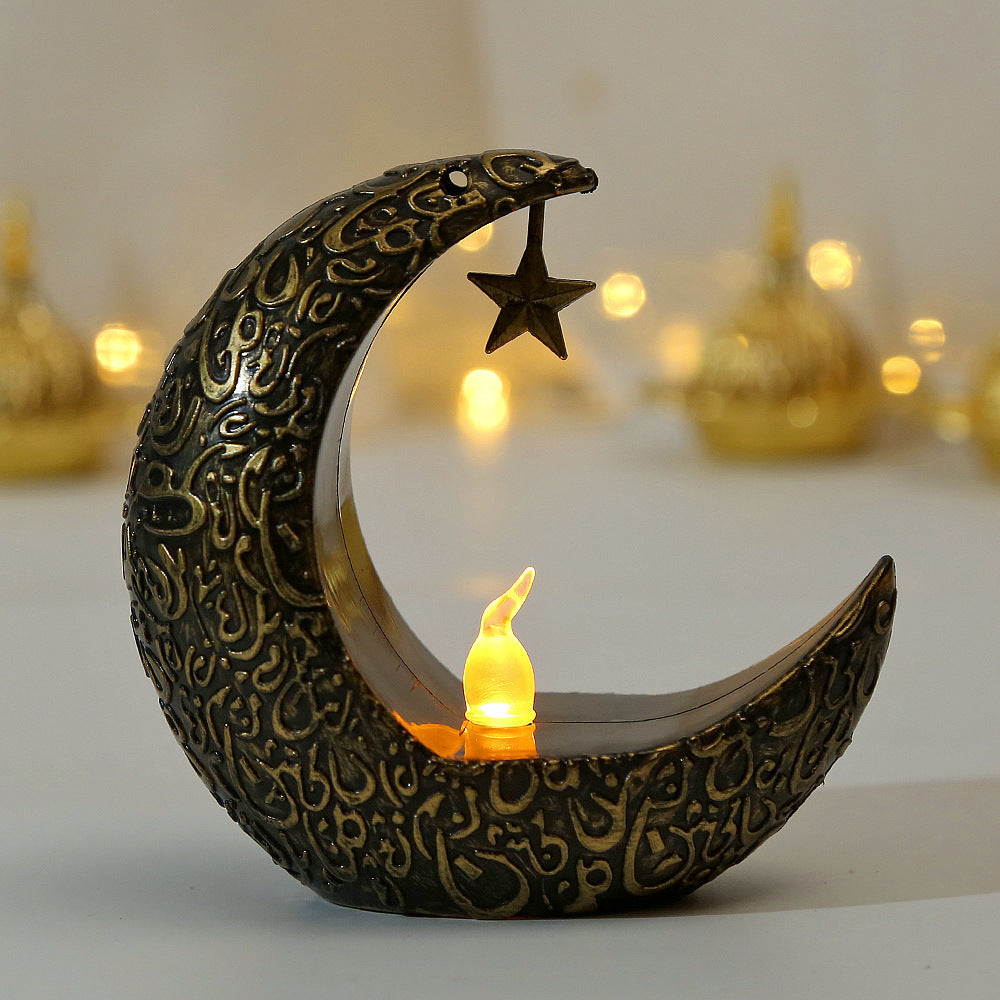 Enchanted Moon & Star Lantern – Mystical Candlelight for Rituals & Sacred Spaces