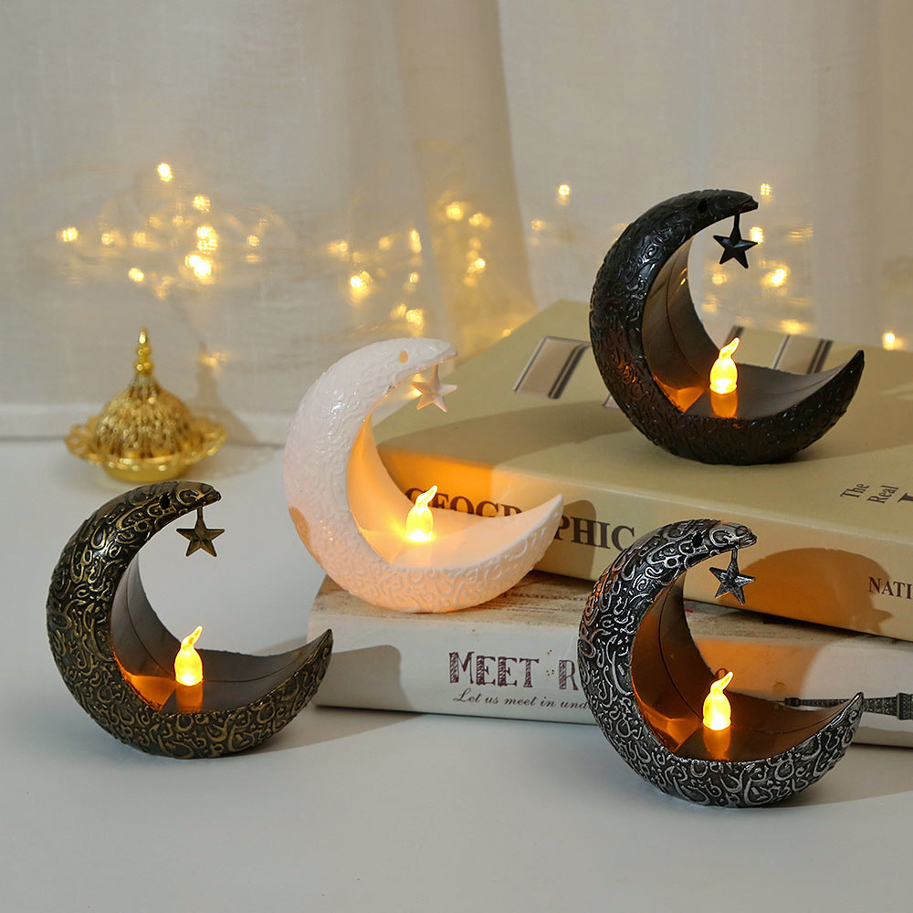 Enchanted Moon & Star Lantern – Mystical Candlelight for Rituals & Sacred Spaces
