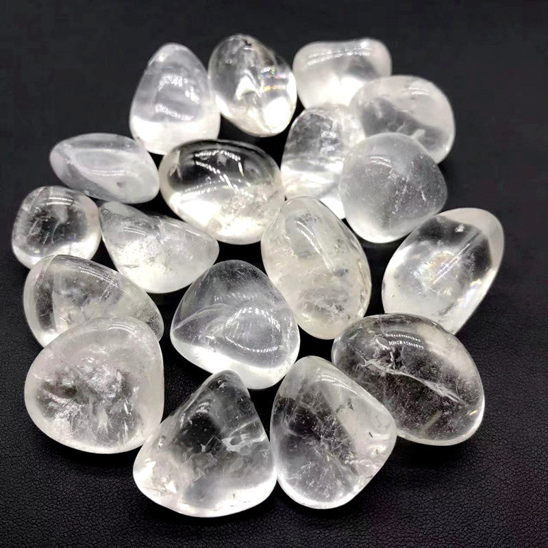 Natural White Crystal Polished Stones – Healing Energy & Decorative Gravel