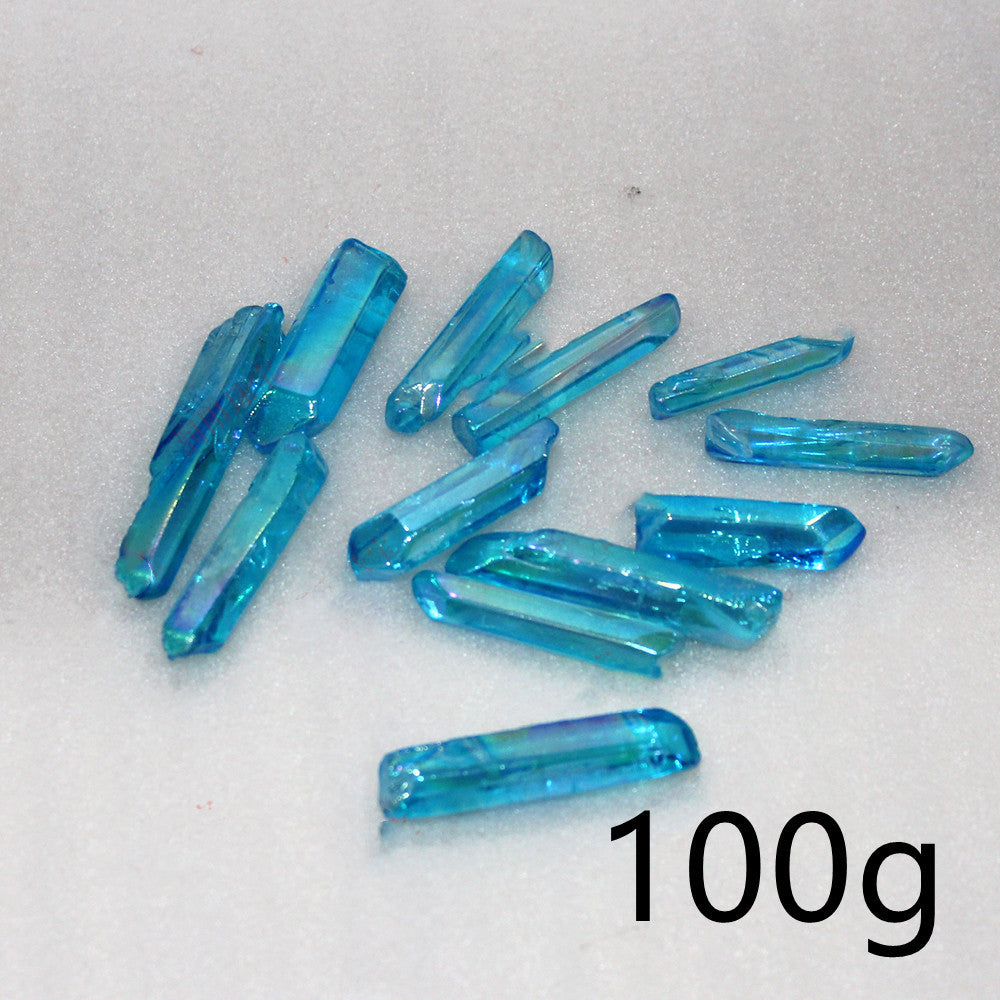 Enchanted Blue Aura Quartz Crystal – Manifestation & Energy Amplifier