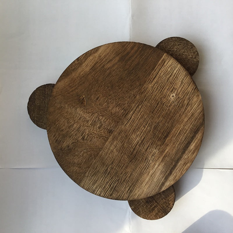 Sacred Wooden Altar Candle Holder – A Ritualistic Centerpiece for Spiritual Practices