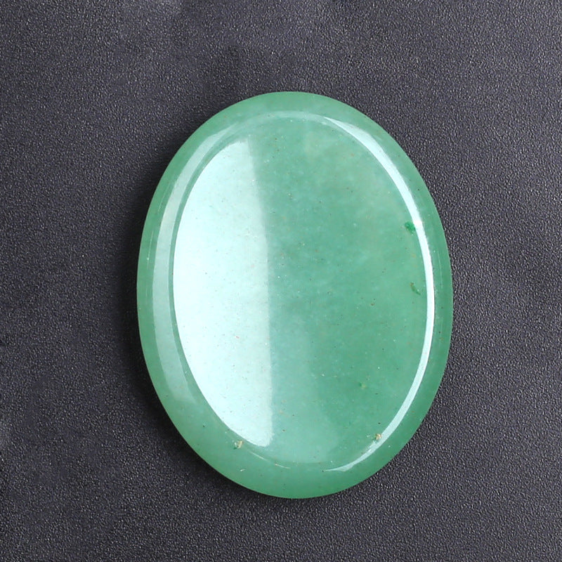 Natural Crystal Thumb Stone – Stress Relief & Energy Healing Worry Stone