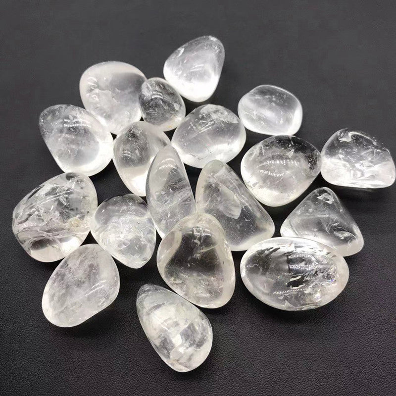 Natural White Crystal Polished Stones – Healing Energy & Decorative Gravel