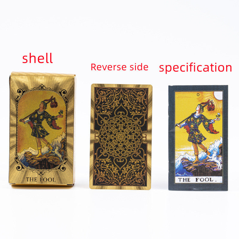 Luxurious Golden Tarot Deck ā Mystical Fortune-Telling & Divination Cards