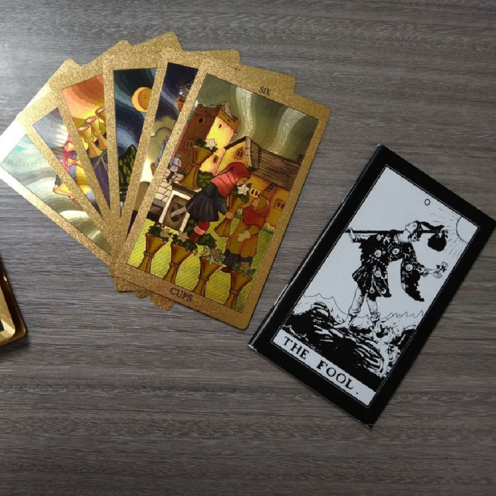 Luxurious Golden Tarot Deck ā Mystical Fortune-Telling & Divination Cards